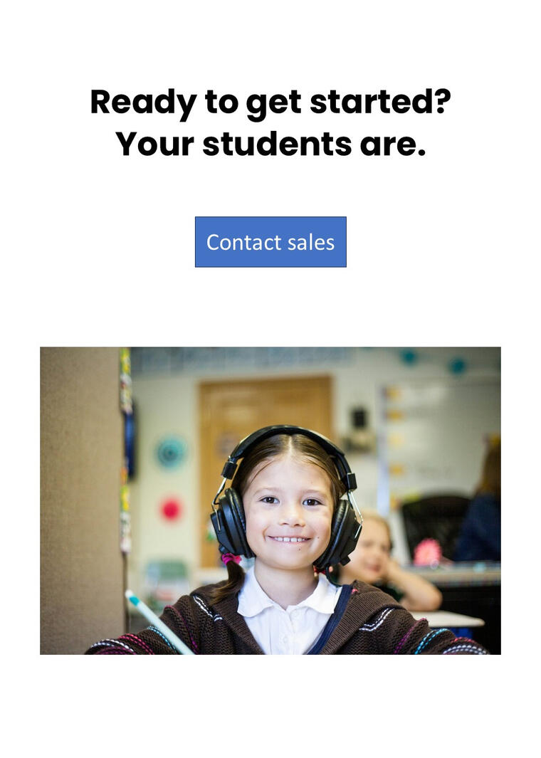 CTA for a SaaS teaching platform